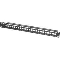 Patchpanel 19 INCH 24 poorten UTP voor Keystone