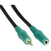 Verlengsnoer 3.5 mm stereo jack gold PC99 1.8 m