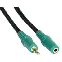 Verlengsnoer 3.5 mm stereo jack gold PC99 5 m