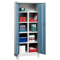 Armoire monobloc sur pieds - Avec cloison