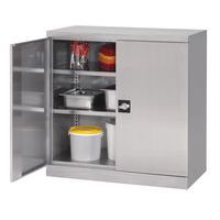 Armoire basse en inox - 2 portes