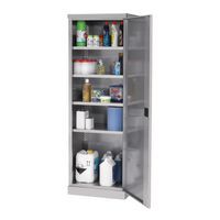 Armoire haute en inox - 1 porte