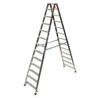 Professionele dubbelzijdige trapladder - 5 tot 12 treden