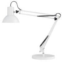 Bureaulamp SUCCESS 80 met klem en voet wit - UNILUX