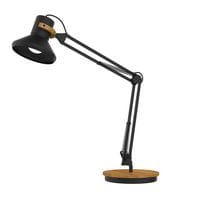 Lampe de bureau led bambou prise europe -Unilux