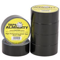 Textieltape, zwart, waterdicht