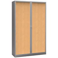 Armoire à rideaux Premium bicolore - Hauteur 198 cm