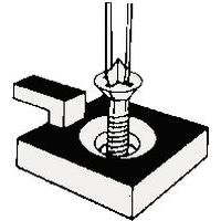 Bevestigingshaakklein model