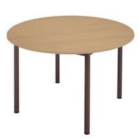 Ronde houten tafel