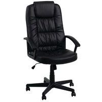 Fauteuil de direction Oregoni noir - Manutan Expert