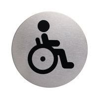 Pictogramme design rond 83 mmØ - Handicape - Durable