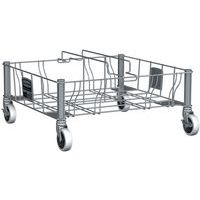 Slim Jim dubbele RVS dolly Rubbermaid