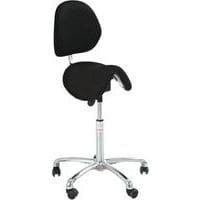 Ergonomische kruk met vulling Dalton Alu610 - Global Professional Seating