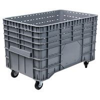 Stapelbare palletkist, Totale inhoud: 300 L, Max. belasting: 120 kg, Totale hoogte: 700 mm