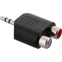 Adaptateur 2 RCA femelle vers jack 3.5 mm male - TNB