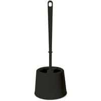 Pot boule et brosse WC - Noir - Arvix