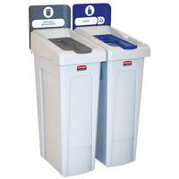 Slim Jim Recycling station 174 ltr_Rubbermaid