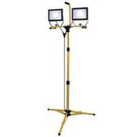 Werklamp op telescopisch statief - Led - 2 x 50 W - 8000 lm - Stak