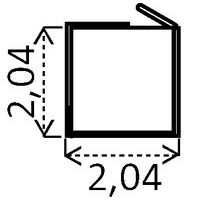 Emplacement des portes A, B ou C à préciser à la commande. Les portes s’ouvrent uniquement vers l’extérieur. Dimensions hors tout en m.