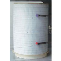 Diagram voor omgevingsthermograaf met 1 rol