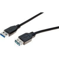 Rallonge USB 3.0 type A et A noire - 5,0 m