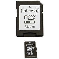 Kaart MicroSDHC UHS-I 16 GB klasse 10 - INTENSO