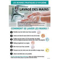 Affiche lavage des mains - Matfer