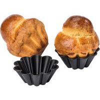 Moule à brioche à 12 côtes Exoglass - Lot de 24 - Matfer Flo