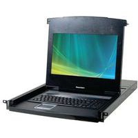 Console LCD 18,5 1080P FULL HD 8P KVM VGA/USB +Cable DEXLAN