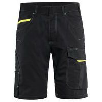 Short services noir/jaune fluorescent