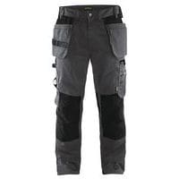 Pantalon artisan gris foncé/noir