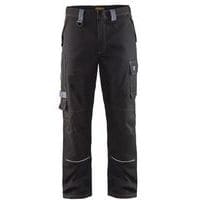 Pantalon retardant flamme noir/gris