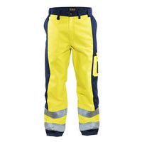 Werkbroek High Vis 1583 - geel/marineblauw