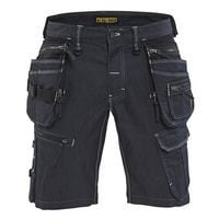 short x1900 artisan stretch 2D marine/noir - Blaklader