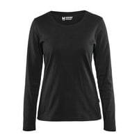 T-shirt manches longues femme noir