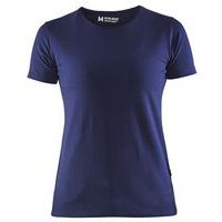 T-Shirt femme marine, coupe ajustée