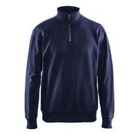 Sweat col camionneur marine