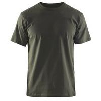 T-shirt vert olive gris