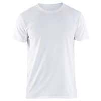 T-shirt stretch blanc