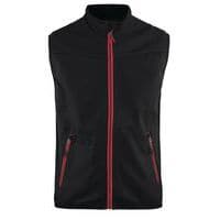 Gilet sans manche noir/rouge