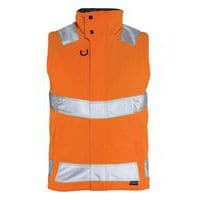 Gilet haute visibilité hydrofuge orange fluorescent