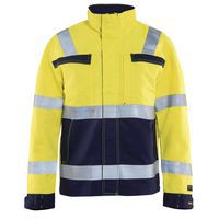 Veste multinormes jaune fluorescent/marine