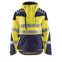 Veste hardshell haute visibilité Evolution jaune fluorescent/marine