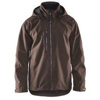 Veste hardshell marron/noir