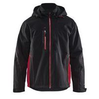 Veste hardshell noir/rouge