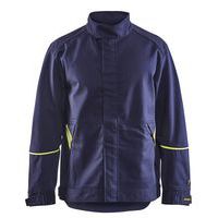 Veste de soudeur marine/jaune fluorescent