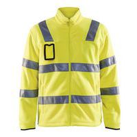 Veste polaire haute visibilité jaune fluorescent