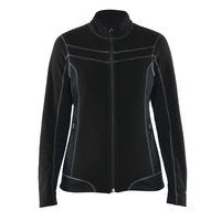 veste micropolaire femme noir