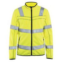 Veste micropolaire Haute-visbilité jaune fluorescent