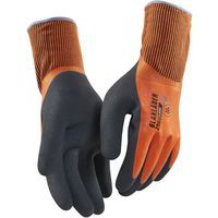 Gants artisan doublés en latex trempé - Orange - Blåkläder